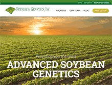 Tablet Screenshot of petersongenetics.com
